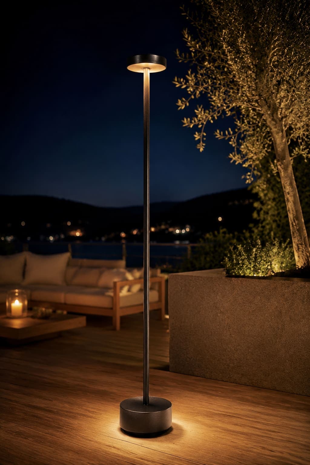 LED Patio Floor Lamp